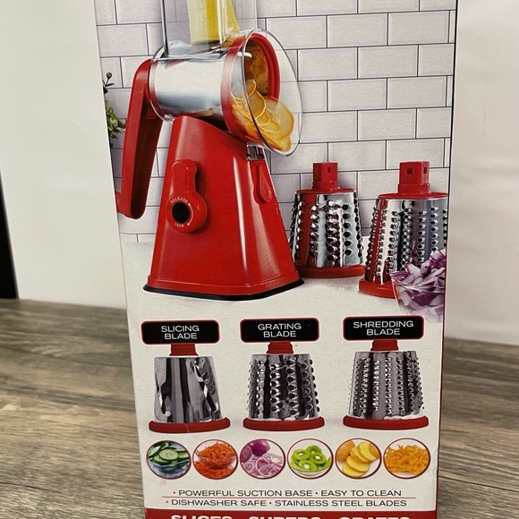 NUTRISLICER Vegetable Fruit Slicer Shredder Grater Slices Shreds Grates EUC - Picture 6 of 8